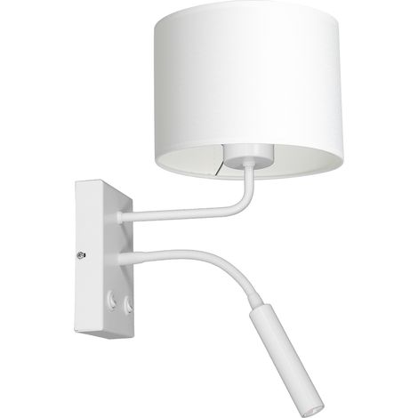 Applique murale blanche Arden Luminex E27+G9 liseuse