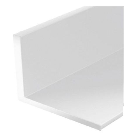 Perfil ángulo plástico 1000/20x20mm blanco (1/2)