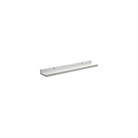Mensola bianca a cornice 58x10x4cm - Crezuo