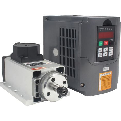 Motor de husillo, 1,5 kW de potencia, diseño refrigerado por aire, Kit 1 (1/2)