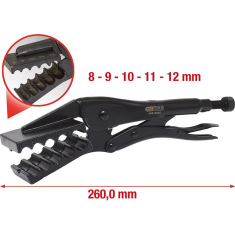 KS Tools Spezial-Klemm-Gripzange, Ø 8 -12 mm