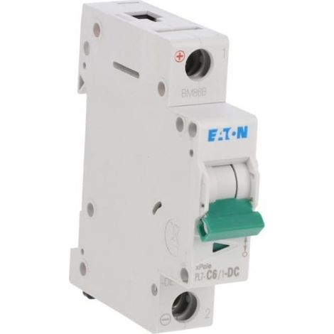 Interruttore automatico 1P C 6A 10kA DC PL7-C6/1-DC 264886