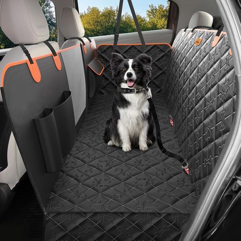 Protection Voiture Chien Siege Arriere Imperméable Antidérapante Housse Voiture Chien avec Fenetre en Filet Protege Siege Voiture Chien, Convient à la Plupart des Voitures SUV et Camions (1/5)