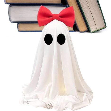 Halloween Dekoration Gruselige Heimdekoration Schauriger Geist mit Lichtern Für Eingangsbereiche, Veranden, Gärten, Außen- und Innenbereiche, Rasen und Tische (1/5)
