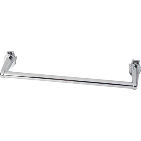 Barre support à embout chrome pour sèche-serviettes lames plates - Atlantic 850224 (1/4)
