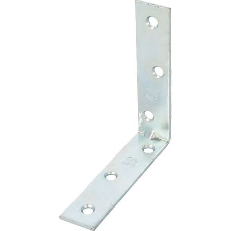 AMIG angulos zincados n1-80 , Angulo refuerzo zincado. Medidas: 80x19x2mm. Filo recto. (1/3)