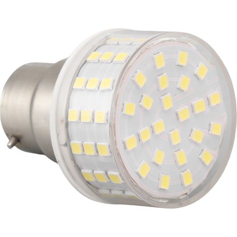 B22 LED-Maiskolbenlampe, ABS, 10 W, 1000 lm, flimmerfrei, energiesparend, für Decke, Tisch, Schrank, AC 85–265 V, weißes Licht (1/5)