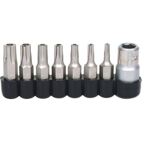 KS Tools 1/4" CLASSIC Bit-Satz für Fünfsternschrauben, 8-teilig