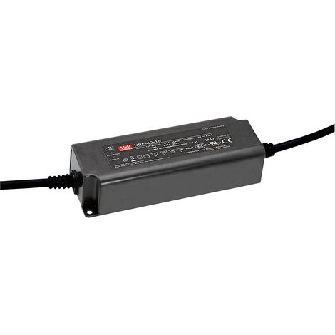 MW Mean Well NPF-40-20 LED-Treiber, LED-Trafo Konstantspannung, Konstantstrom 40 W 2 A 12 - 20 V/DC