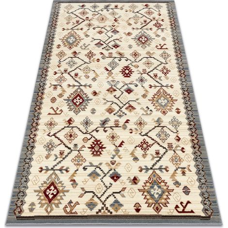Alfombra de pasillo con refuerzo de goma LOTUS DESKI 60930 Tableros gris lavable 120 cm  grey 120x500 cm (1/5)