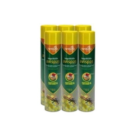 Insetticida a lungo rango vespe giardino fertiberia - Risparmio del pacchetto 6 x 750 ml