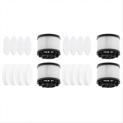 Schaumstofffilter vor dem Motor und 4 HEPA-Filter nach dem Motor, Ersatzteilset für Staubsauger, hochdichter Schaumstoff, kompatible Ersatzteile, Set mit 12 Filtern, Wartungszubehör, langlebige Qualit (1/5)