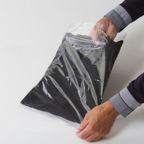Lot de 100 Sachets plastiques SANS fermeture 280x400mm épaisseur fine 25µ