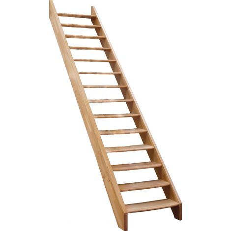 Minka Wangentreppe Classic 300cm max. Geschosshöhe Buche ohne Geländer
