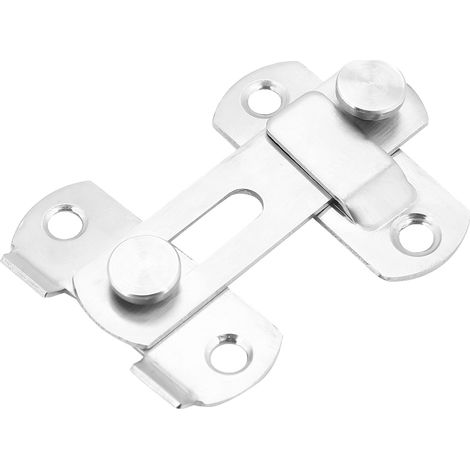 Verrou en acier inoxydable pour fenêtres, armoires, cages pour animaux et portes coulissantes (1/5)