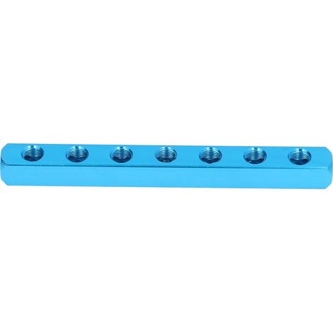 Bloc de distribution d'air en aluminium pour équipements d'automation - Bloc collecteur pneumatique AL-7