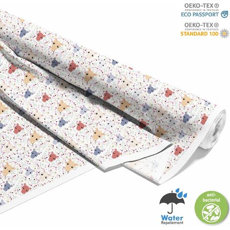TESSUTI DECORATIVI PER ESTERNI OXFORD - motivo coniglio scarabocchio I DX541 (1/5)
