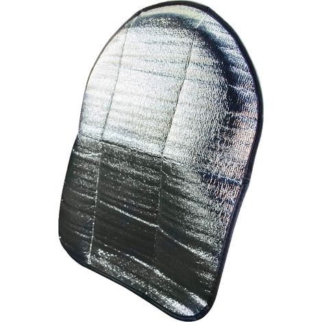 Couvre-volant thermique pare-soleil en aluminium double couche Protection volant voiture soleil chaleur Universel anti-surchauffe facile appliquer enlever (1/5)