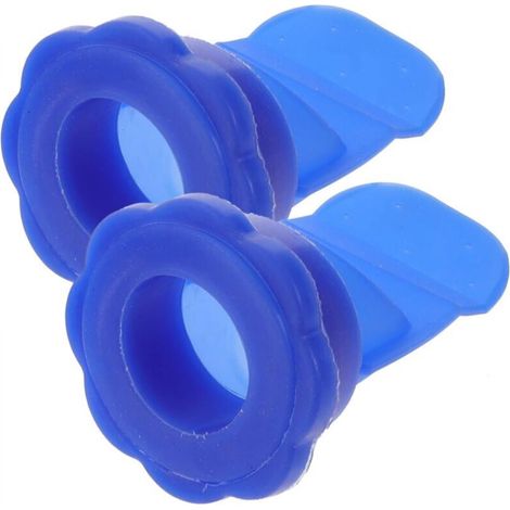 Stück Geruchsneutralisierende Einsätze für Abfluss-Rückschlagventile, universelle Küchenabflussrohre, Rückschlagventile, Rohreinsätze aus Silikagel, blau