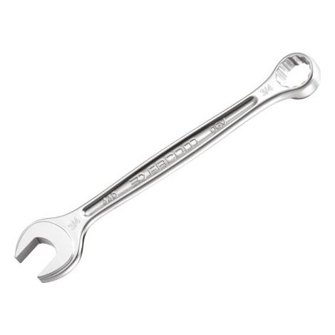 Facom – Clé mixte 3/8 pouce – Longueur 145 mm – Double terminaison – Finition chrome satiné – Série 440