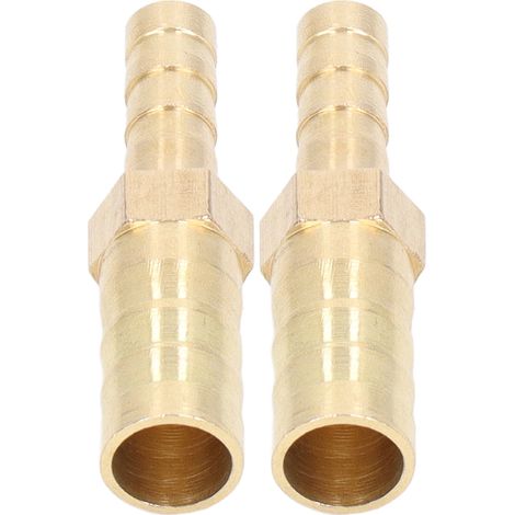 Reduzierstück aus Messing, 10 mm (3/8") auf 6 mm (1/4"), 2er-Pack