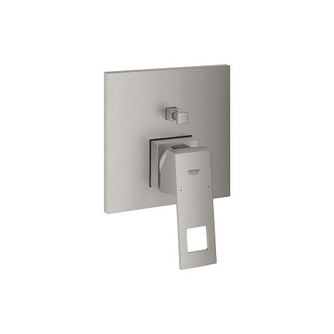 Grohe Eurocube - Miscelatore ad incasso per 2 utenze, supersteel 24062DC0 (1/2)