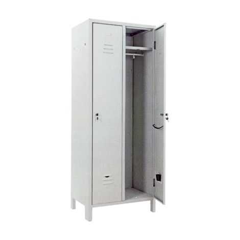 ARMADIO SPOGLIATOIO SMONTATO PROMETAL  VERN GRIGIO POSTI 2 H.MM 1795 MM  680X350