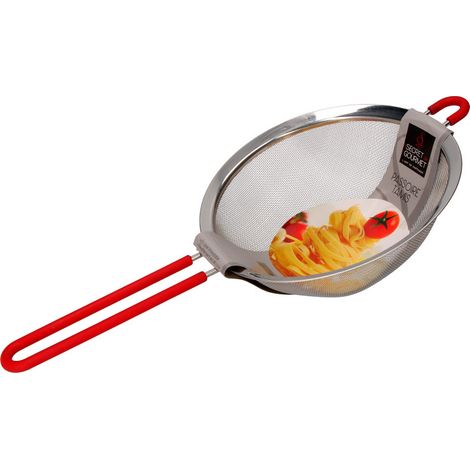 Passoire en acier inoxydable avec poignée en silicone 20 cm (1/5)