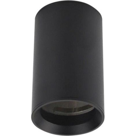 Silumen – Spot LED encastrable GU10 noir – Éclairage intérieur moderne – 7W – 3000K – Fixation murale et plafond – Design épuré