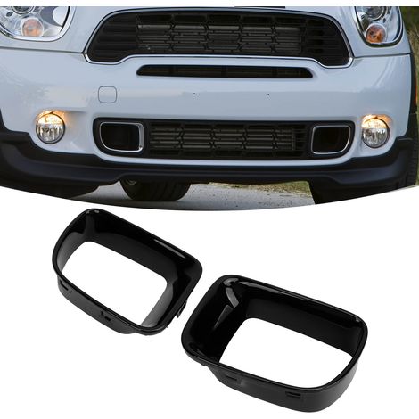 (T06) Paar untere Kühlergrillrahmen in Schwarz glänzend 51119803941 51119803942 für Mini Countryman R60 2010-2016 (1/5)