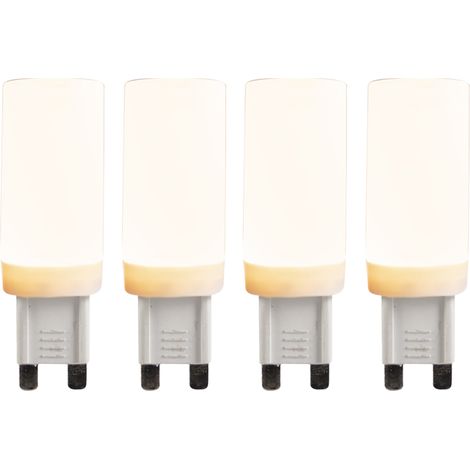Set of 4 G9 3-Step Dimmable LED Bulbs 4.5W 500LM 2700K (1/4)