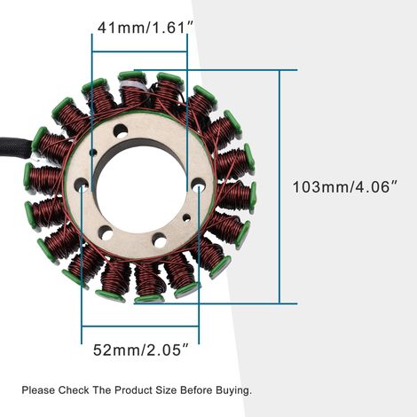 Zubehör für Motorrad-Statorspulen, passend für die Elektrofahrzeuge CFMoto 250, CH250, CN250, CF250 und ATVs (1/4)