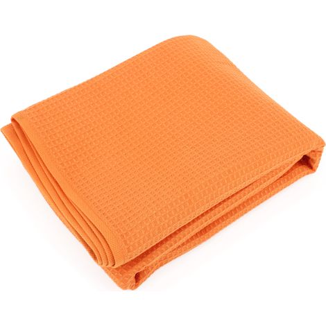 Drap de douche PURE WAFFLE nid d'abeille
