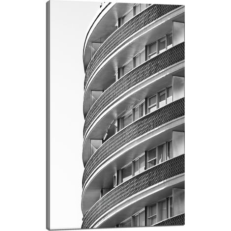 Leinwanddruck Architektur Balkone 60x100 cm