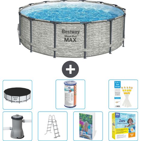 Bestway Steel Pro MAX Rund - 427x122 cm - 8-teilig S572