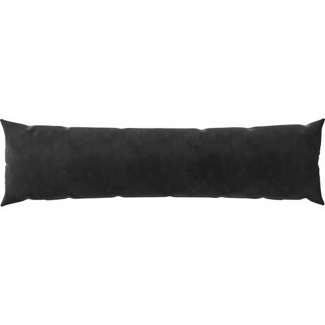 vidaXL Funda de almohada HEERLEN Negro 40 x 145 cm Terciopelo (1/2)