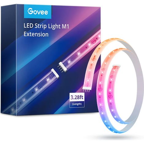 Tira LED interior Govee M1 RGBIC multicolor 1 m 8 W (1/5)