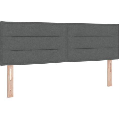 Maison Exclusive - Cabecero LED con tiras LED con cabecera Gris o