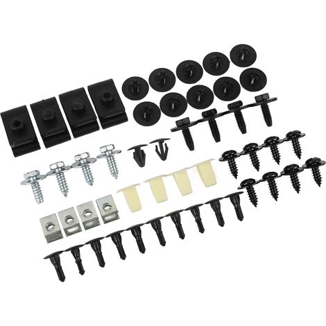 40 pièces attaches et vis de protection moteur compatibles Avensis, fixation solide sous caisse, pare-éclaboussures anti-chocs, remplacement robuste (1/5)