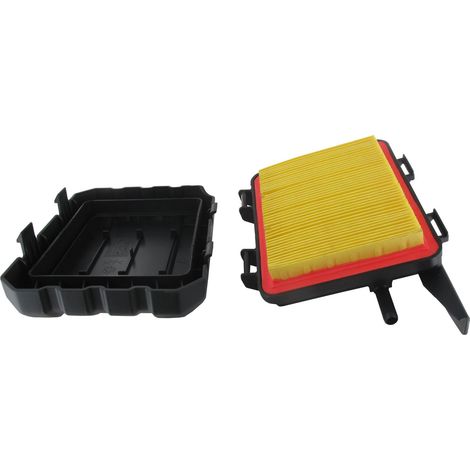 Ensemble boitier et filtre à air LONCIN pour moteurs LC1P65FB, sur machines CASTELGARDEN modèles MC65. Origine: 180020644-0002, 118550258/1. (1/2)