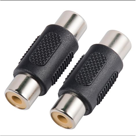 Direct AV Audio Adapter, RCA Female to Female Connector, AV Female to Female Connector, Direct RCA Connector (1/5)