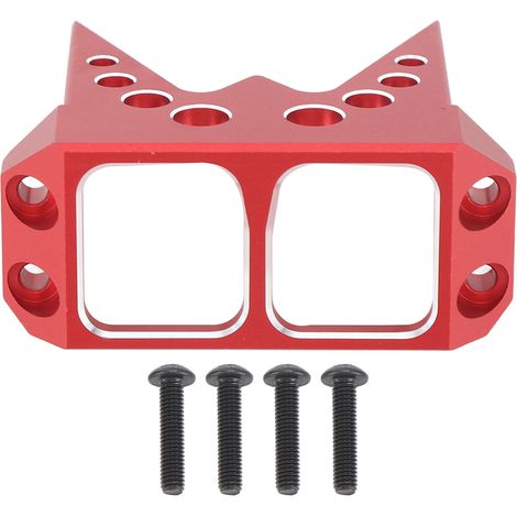 Protection de Servo Direction en Alliage d'Aluminium pour RC Crawler 1/10 - Capra, Wraith, RR10 - Rouge - Pièce Upgrade