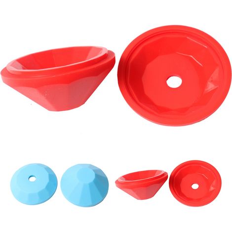 Moule à gâteau en silicone à motif diamant 3D pour puddings, desserts et pâtisseries maison. Outil idéal pour la fabrication de savons et autres créations. (1/5)