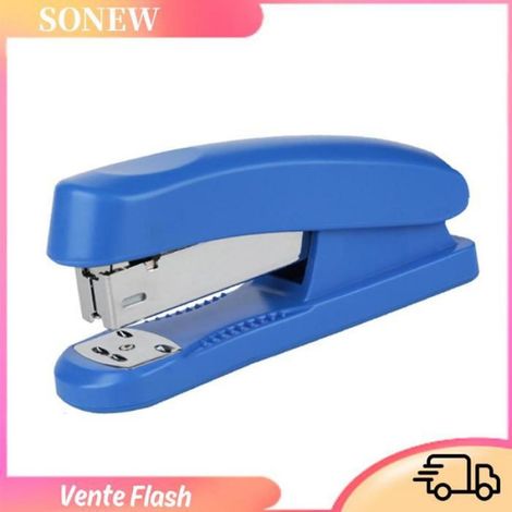 Agrafeuse De Bureau - Métal Et Plastique - Compatible Agrafes 24/6 - Pour Documents Papiers - 1 Pièce (1/5)