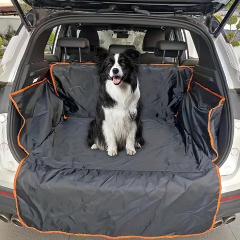 Kofferraumschutz für Hunde, SUV-Kofferraumwanne für Hunde, universeller Kofferraum-Rücksitzbezug, rutschfester, wasserdichter und waschbarer Autositzbezug für Haustiere, Schutz