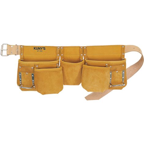 Kunys AP-630 Carpenter&aposs Apron - Full Grain Leather