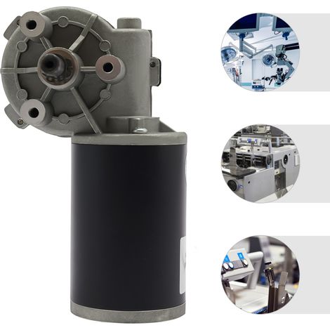 Moteur électrique à engrenages 60 W, 24 V, moteur à courant continu 220 tr/min, motoréducteur à courant continu (1/5)