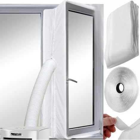 Sello de ventana para aire acondicionado portátil.