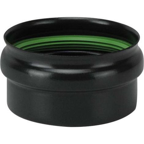 Save Tappo Per Deviazione A T Per Stufa A Pellet Light Senza Guarnizione Col. Nero Opaco Ø Cm. 8