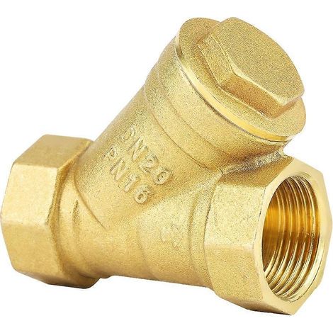 3/4" BSPP Innengewinde Y-förmiger Messing-Siebfilterventilanschluss für Wasser-Öl-Trennung
